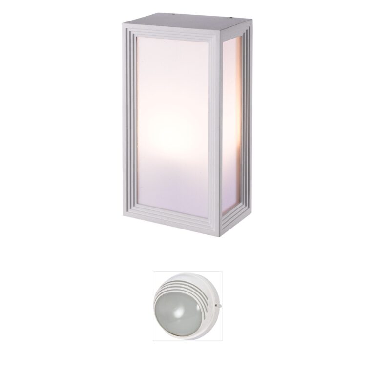 Arnsberg Timok Titanium & Light Grey Outdoor Wall Light