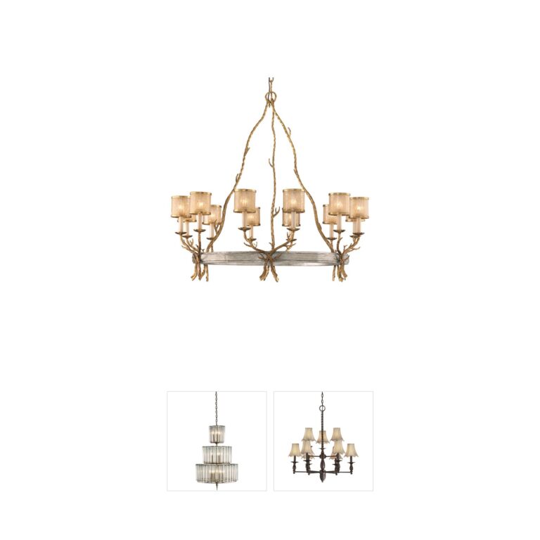 Corbett Lighting Parc Royale 12-Light Hand Wrought Iron Chandelier