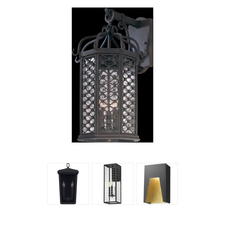 Troy Lighting Los Olivos Hand-Forged Iron Outdoor Wall Sconce
