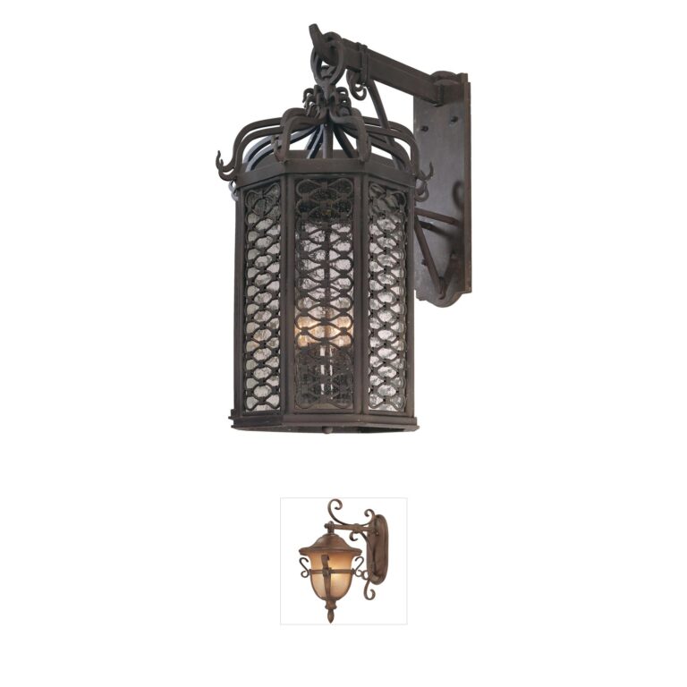 Troy Lighting Los Olivos Hand Forged Iron Outdoor Wall Sconce