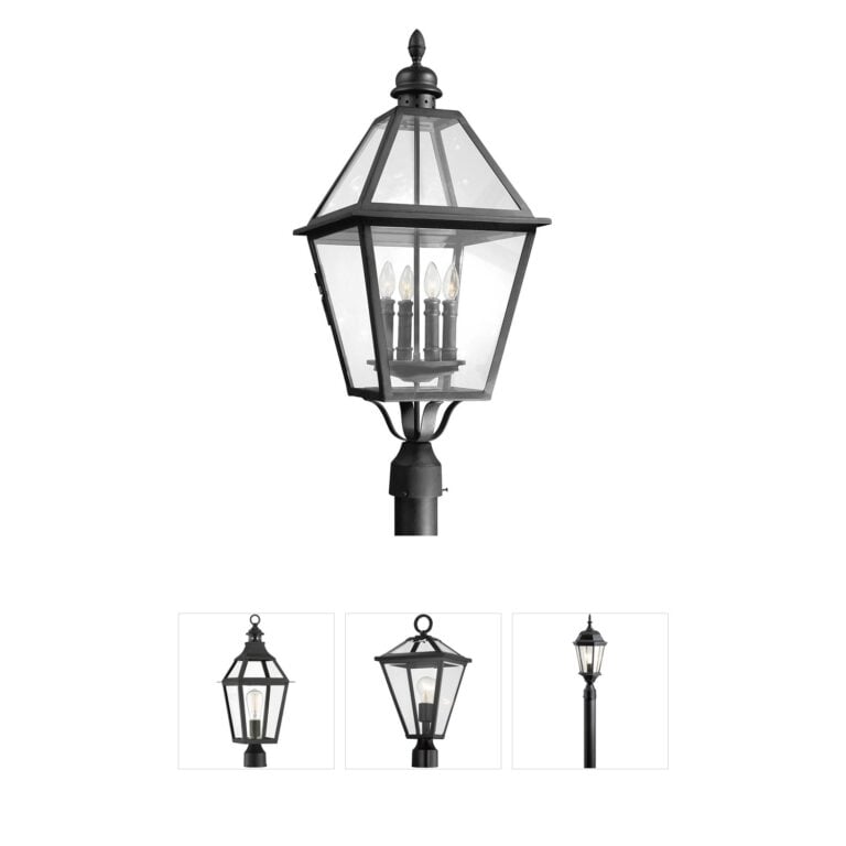 Troy Lighting Townsend Textured Black Post Light