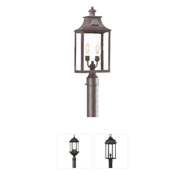 Troy Lighting Newton Hand Forged Iron Post Light