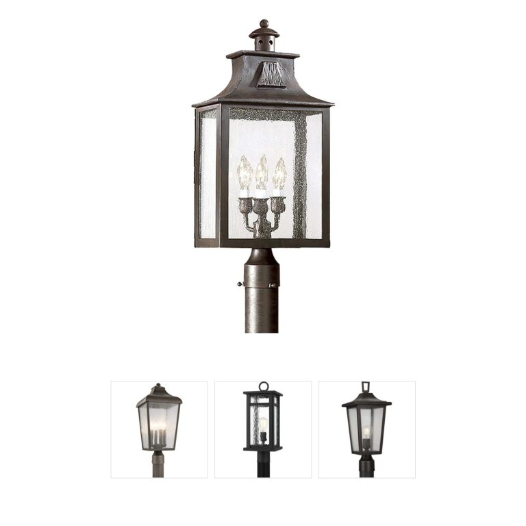 Troy-CSL Lighting Newton Hand Forged Iron Post Light