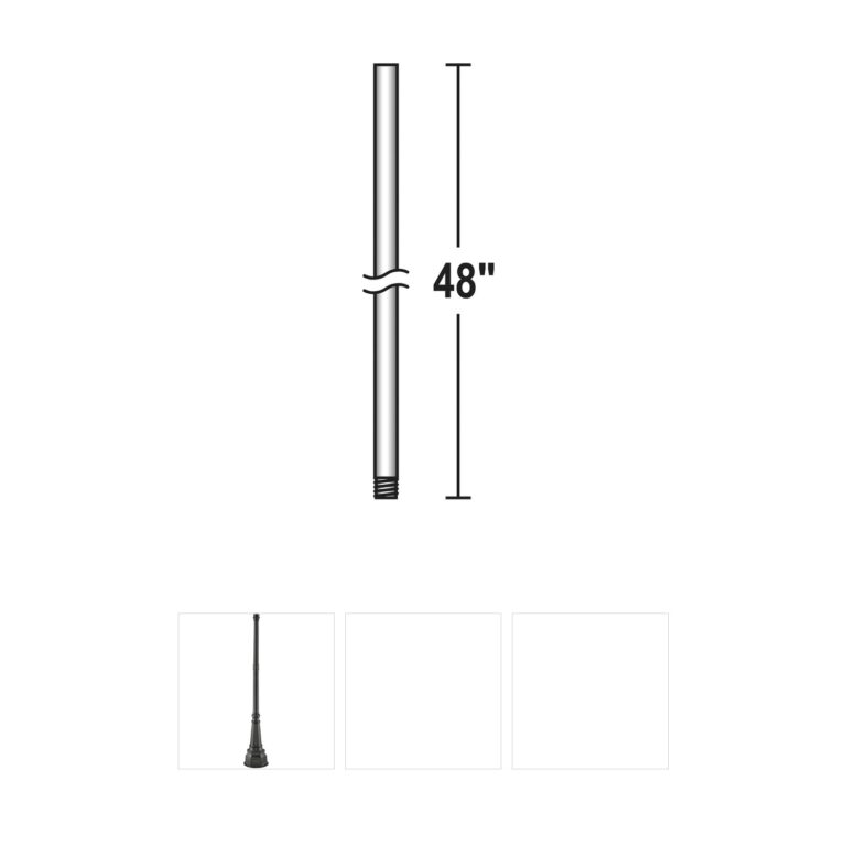 Minka-Aire Aire Graphite Steel Outdoor Down Rod