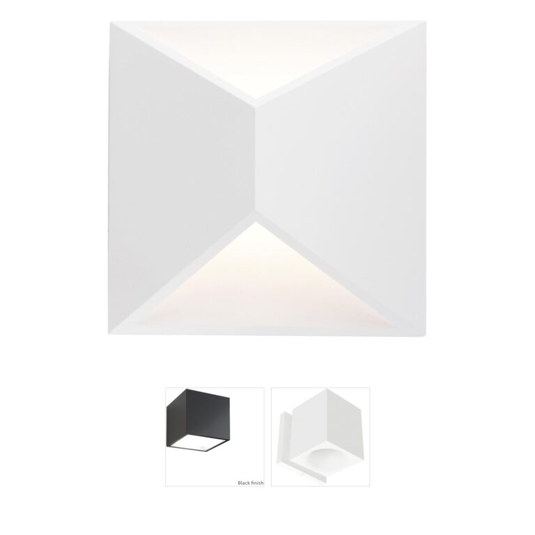 Kuzco Lighting Indio White Integrated LED Up/Down Outdoor Wall Sconce
