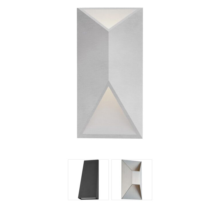 Kuzco Lighting Indio 12" Brushed Nickel LED Outdoor Wall Sconce