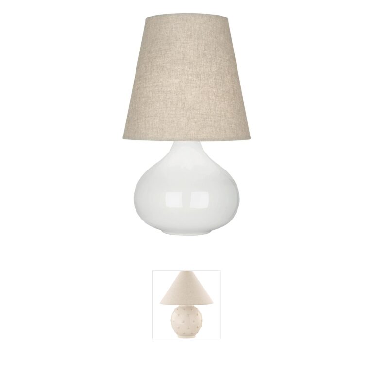 Robert Abbey Small June Lily Glazed Ceramic Table Lamp