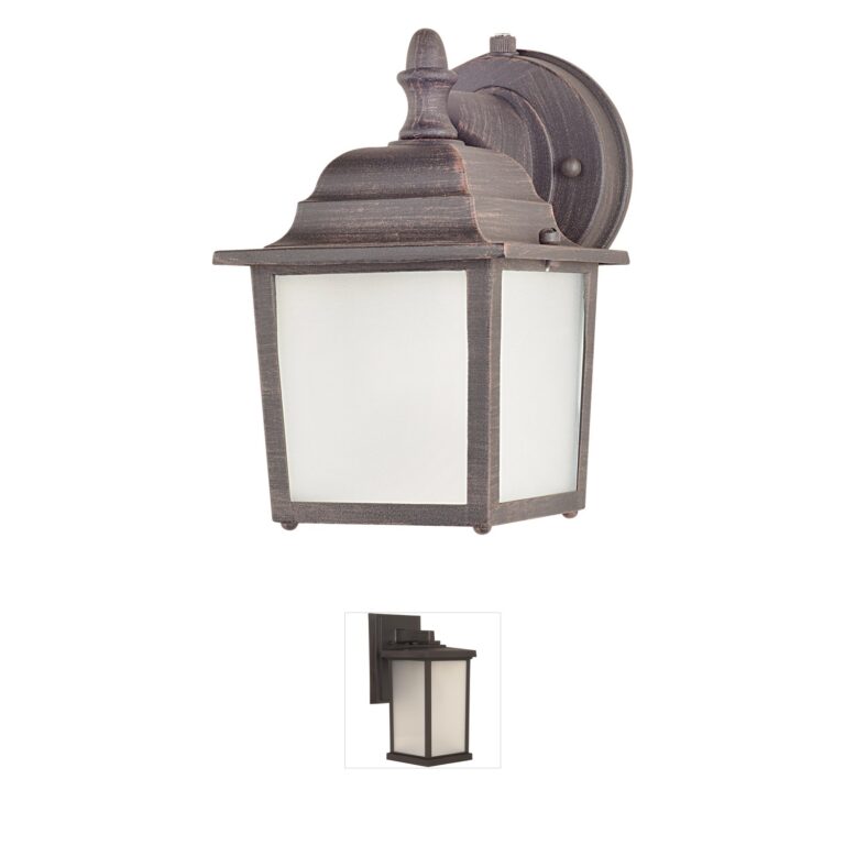 Maxim Lighting Builder Cast LED E26 Rust Patina Outdoor Wall Light