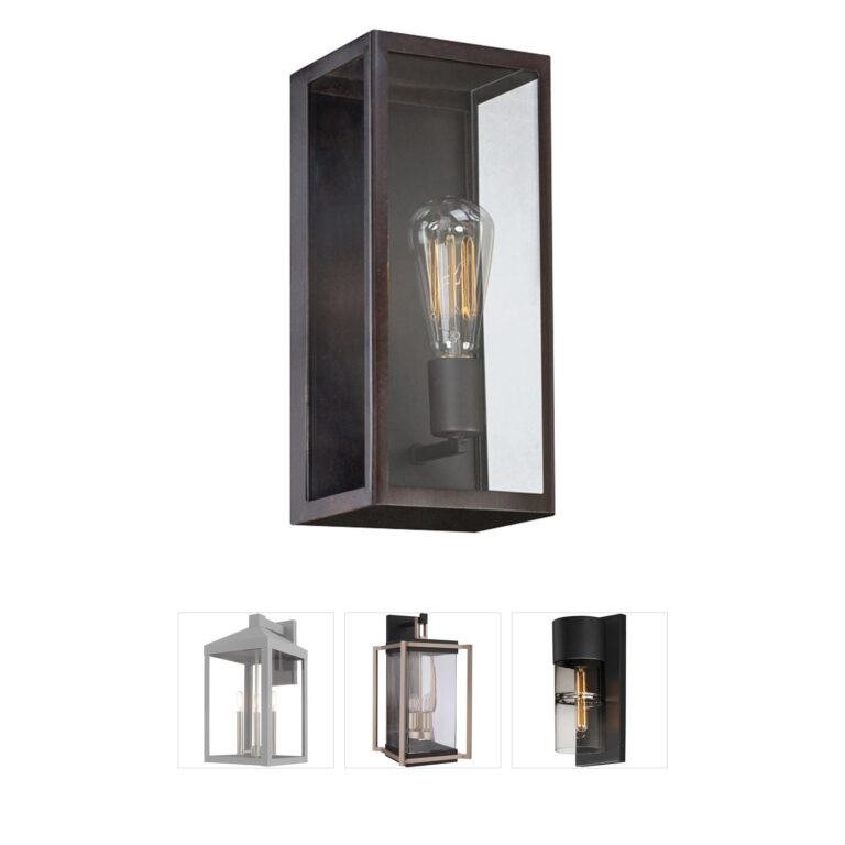 Eurofase Retto Weathered Bronze Industrial Outdoor Wall Sconce