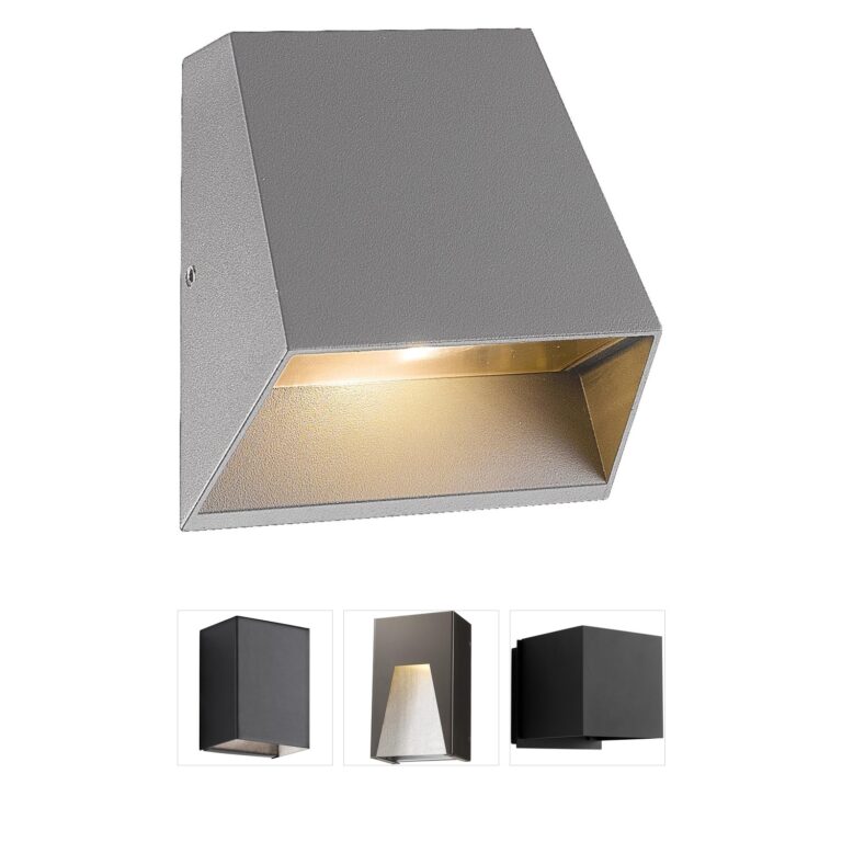 Eurofase Kilo Marine Grey LED Outdoor Wall Light
