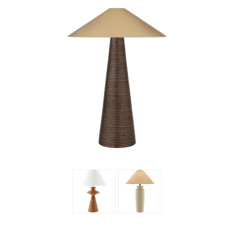 Visual Comfort Signature Collection Kelly Wearstler Miramar2 Crystal Bronze Table Lamp