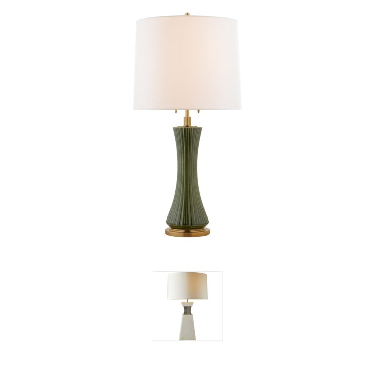 Visual Comfort Elena Emerald Green Table Lamp