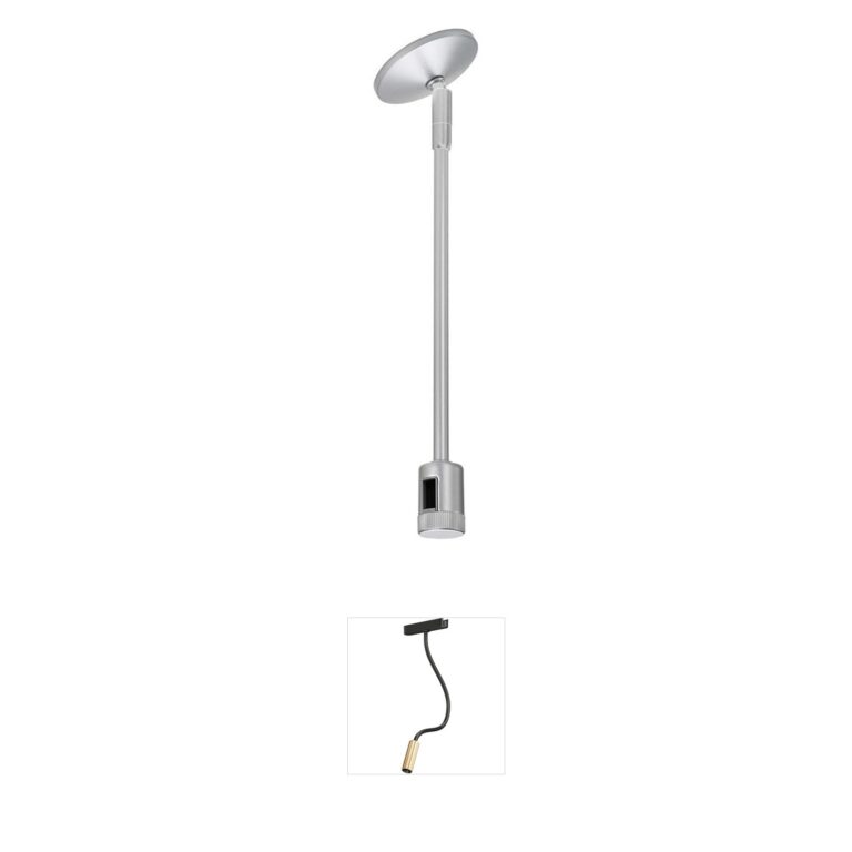 WAC Lighting Flexrail 1 Steel Sloped Ceiling Standoff - Platinum