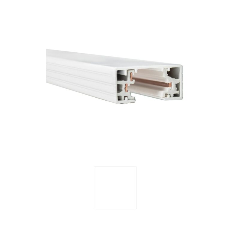 WAC Lighting H Track 6-Foot Aluminum Single Circuit Track in White