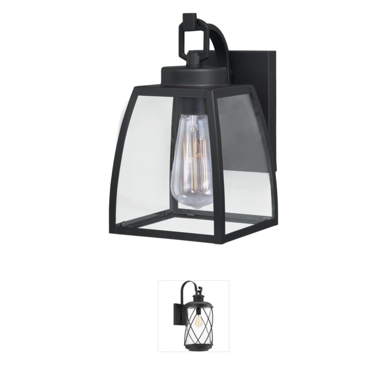 Vaxcel Granville Steel Outdoor Wall Lantern