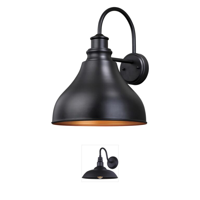 Vaxcel Delano Steel Outdoor Wall Light