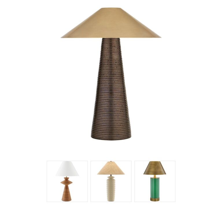 Visual Comfort Signature Collection Kelly Wearstler Miramar2 Crystal Bronze Accent Lamp