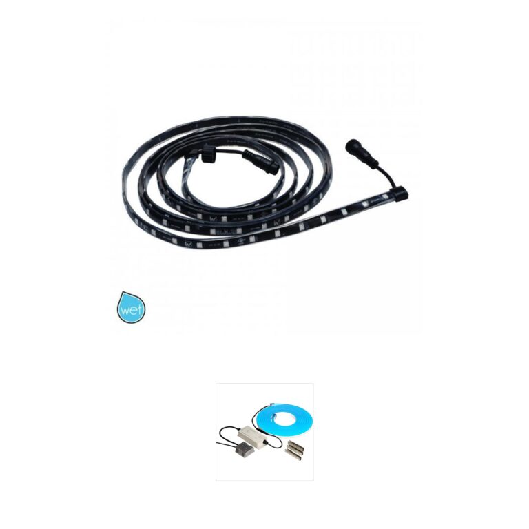WAC Lighting InvisiLED Black Silicone RGB Strip Light