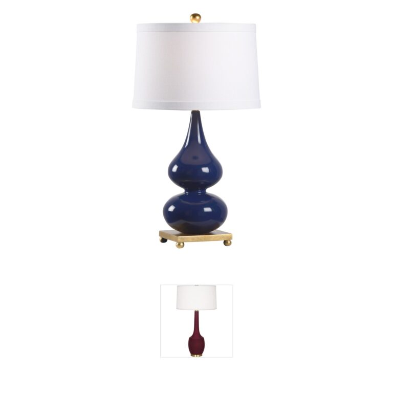 Wildwood Wildwood Cadet Blue Glaze Ceramic Table Lamp