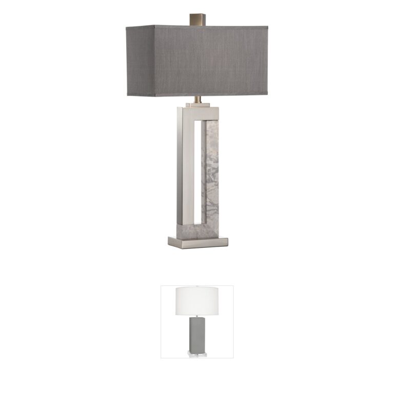 Wildwood Wildwood Collection Brushed Nickel Iron Table Lamp