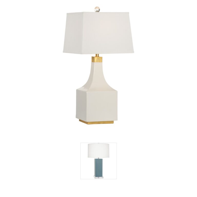 Wildwood Collection Snow Glaze Ceramic Table Lamp