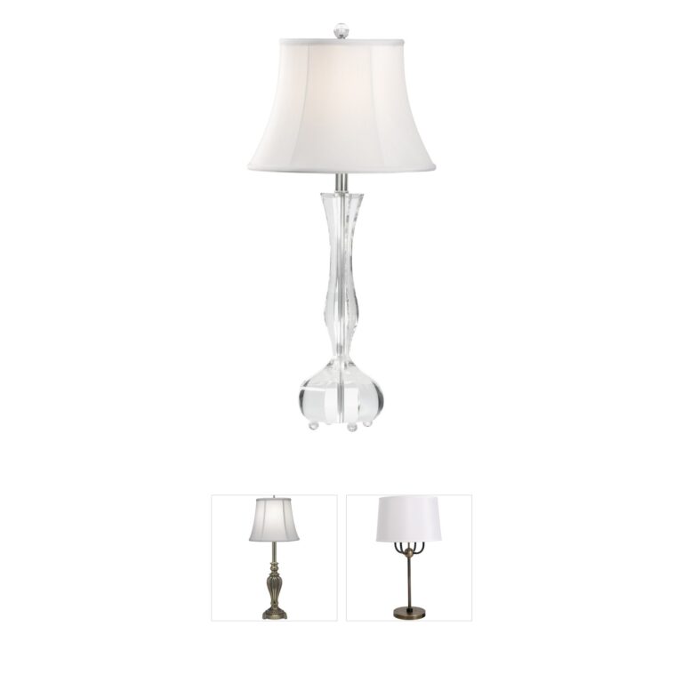 Wildwood Wildwood Clear Crystal 30-Inch Table Lamp