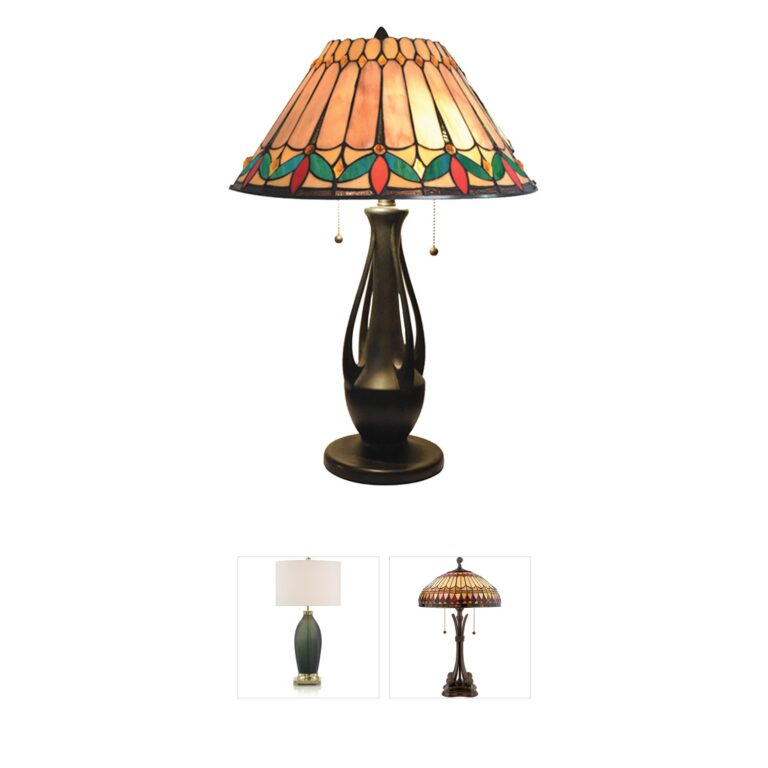 Dale Tiffany Evelyn Collection Resin Table Lamp