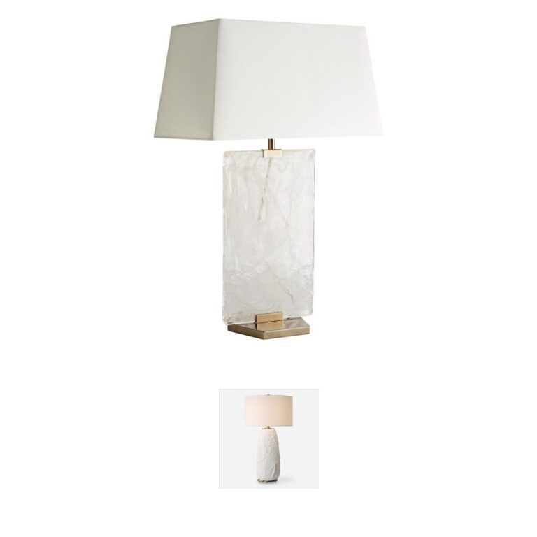 Arteriors Maddox Opal Swirl Glass Table Lamp