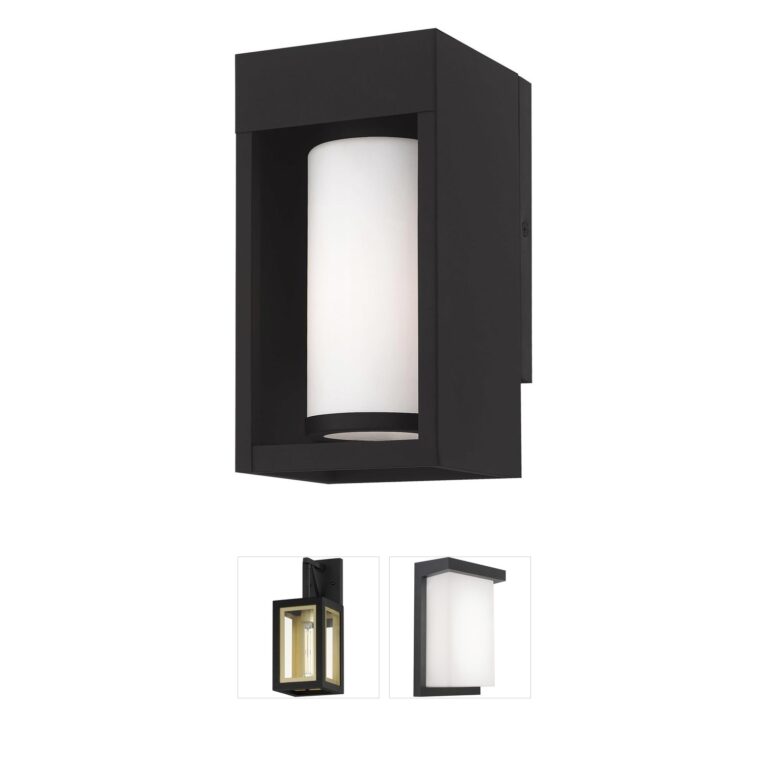 Livex Lighting Bleecker Solid Brass Outdoor Wall Light