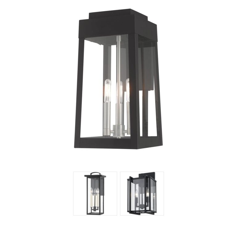 Livex Lighting Oslo Solid Brass Outdoor Wall Lantern
