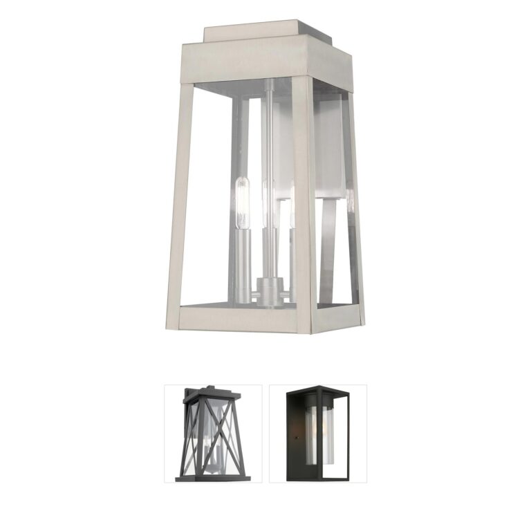 Livex Lighting Oslo Solid Brass Outdoor Wall Lantern