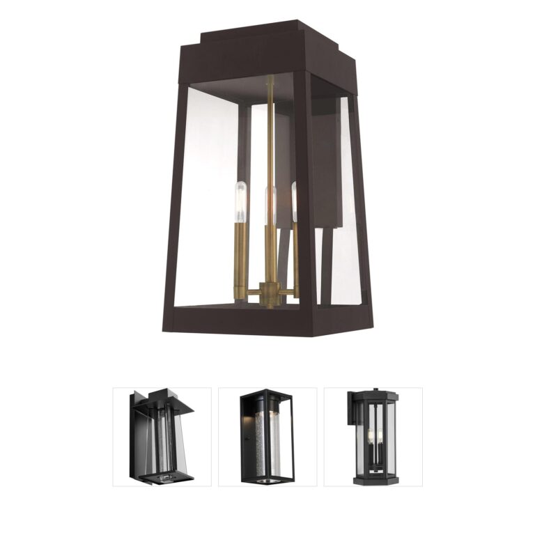 Livex Lighting Oslo Bronze Outdoor Wall Lantern