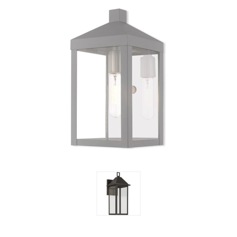 Livex Lighting Nyack Solid Brass Outdoor Wall Lantern