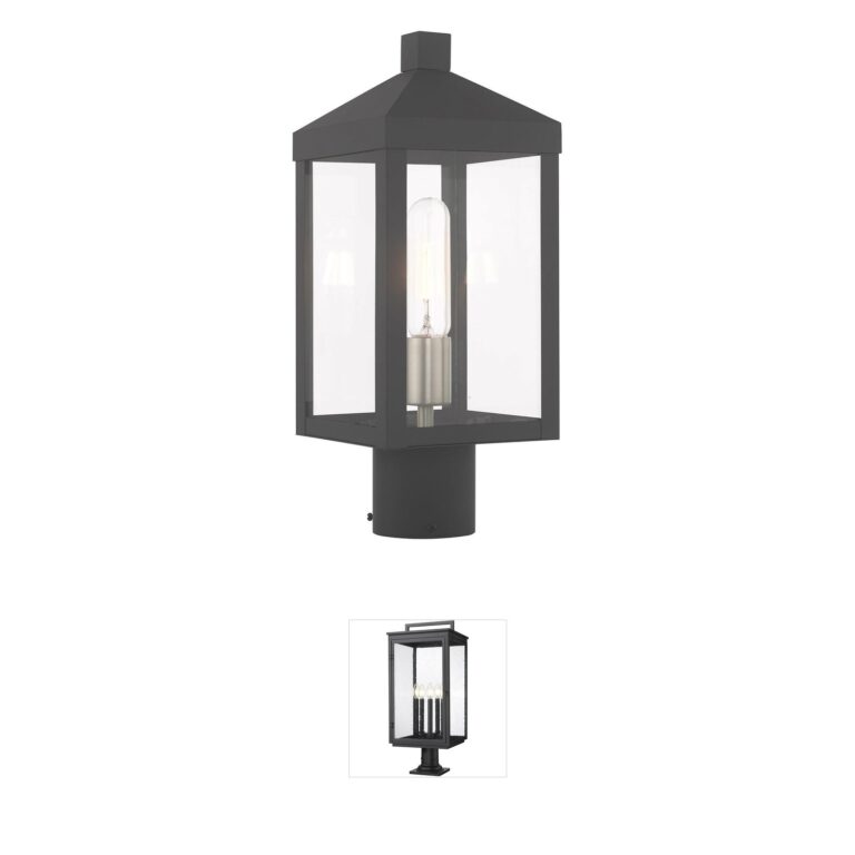 Livex Lighting Nyack Solid Brass Post Light