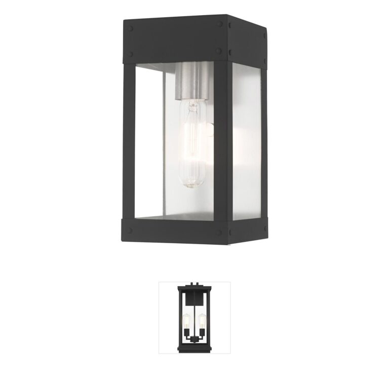 Livex Lighting Barrett Stainless Steel Outdoor Wall Lantern