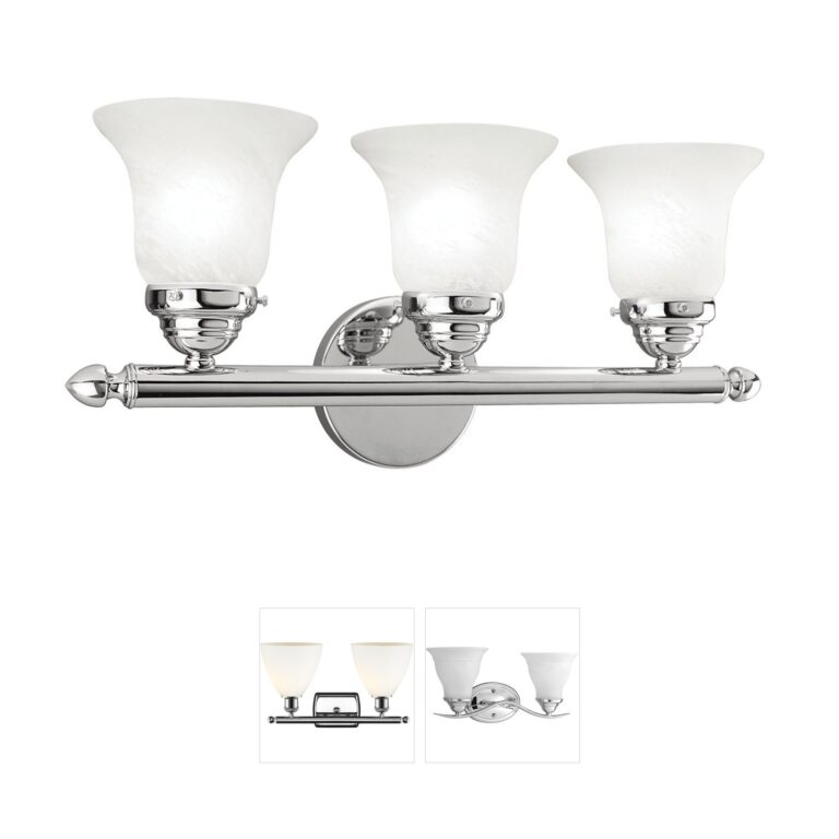 Livex Lighting Neptune Collection Polished Chrome Vanity Light