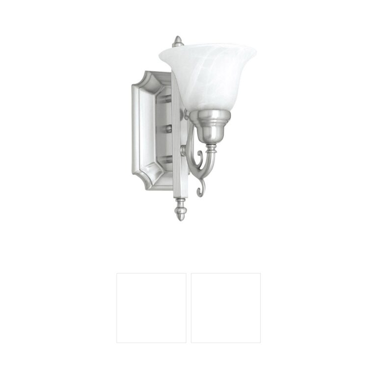Livex Lighting French Regency Brushed Nickel Vanity Light