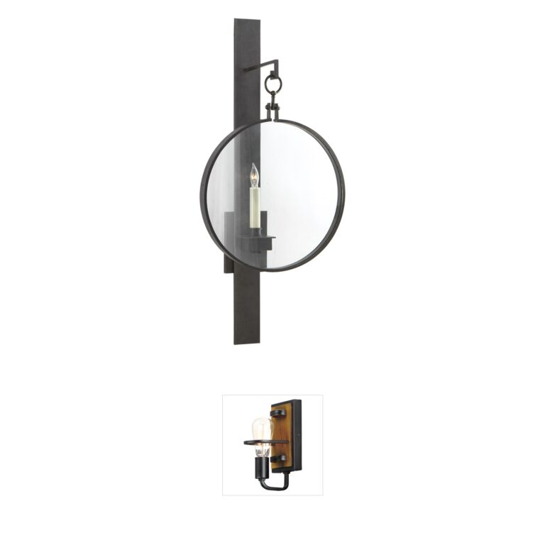 Visual Comfort Signature Collection Suzanne Kasler Alice Aged Iron Wall Sconce