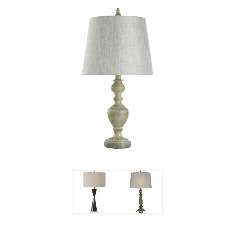 StyleCraft Home Collection Signature Carol Table Lamp - Distressed Finish