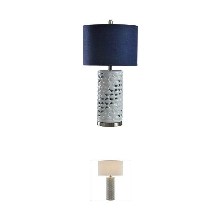 StyleCraft Home Collection Signature Handpainted Ceramic Table Lamp