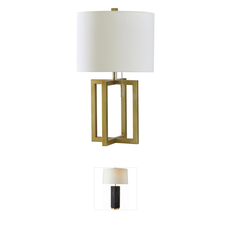 StyleCraft Home Collection Signature Marilou Solid Gold Table Lamp