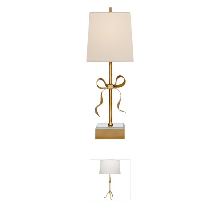 Visual Comfort Signature Collection kate spade new york Ellery Soft Brass Table Lamp