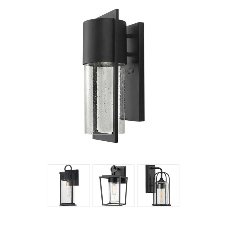 Hinkley Shelter Solid Aluminum Dark Sky Outdoor Wall Lantern
