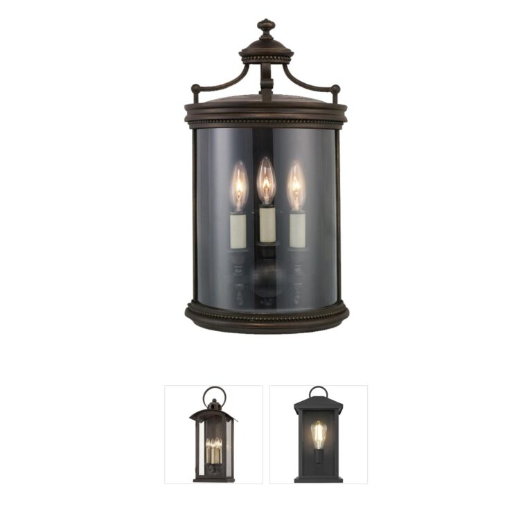 Fine Art Louvre Bronze Outdoor Sconce