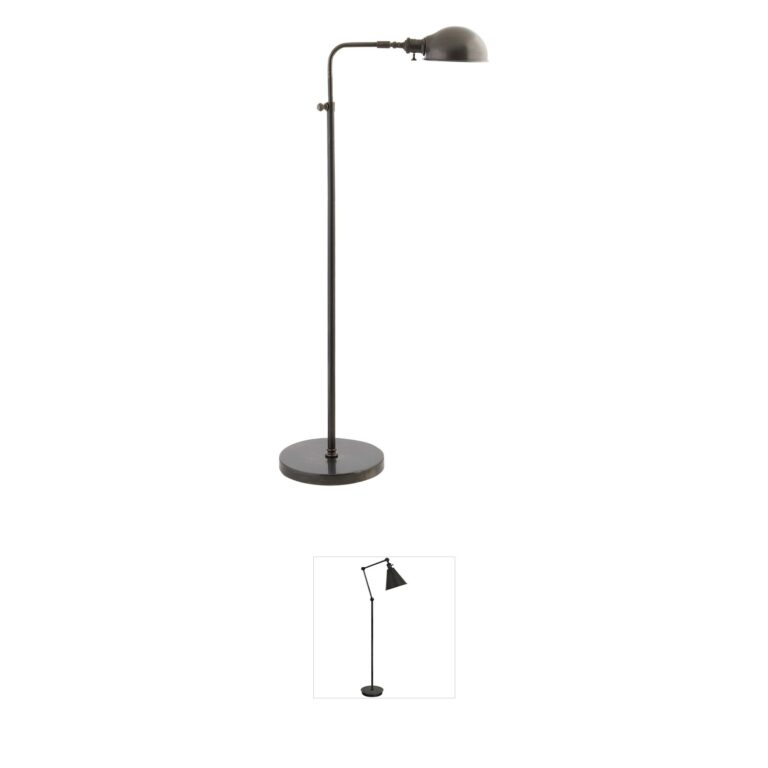Visual Comfort Signature Collection Old Pharmacy Bronze Adjustable Floor Lamp