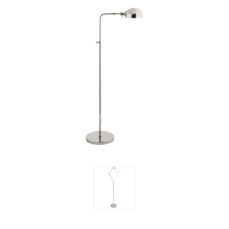 Visual Comfort Signature Collection Old Pharmacy Polished Nickel Floor Lamp