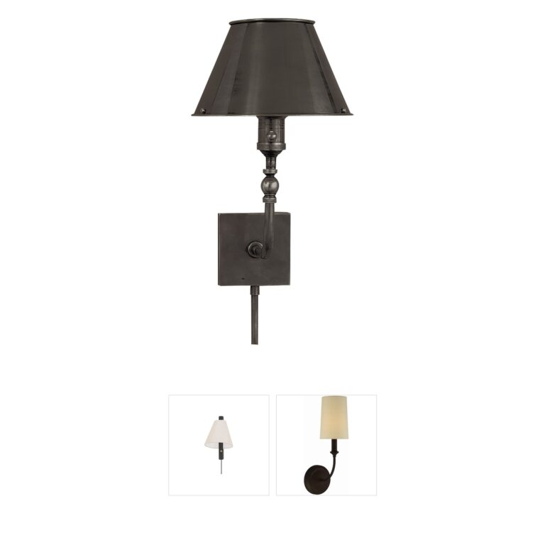 Visual Comfort Signature Collection Swivel Head Bronze Wall Sconce