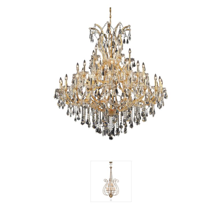 Elegant Lighting Maria Theresa Royal Cut Crystal Foyer Pendant