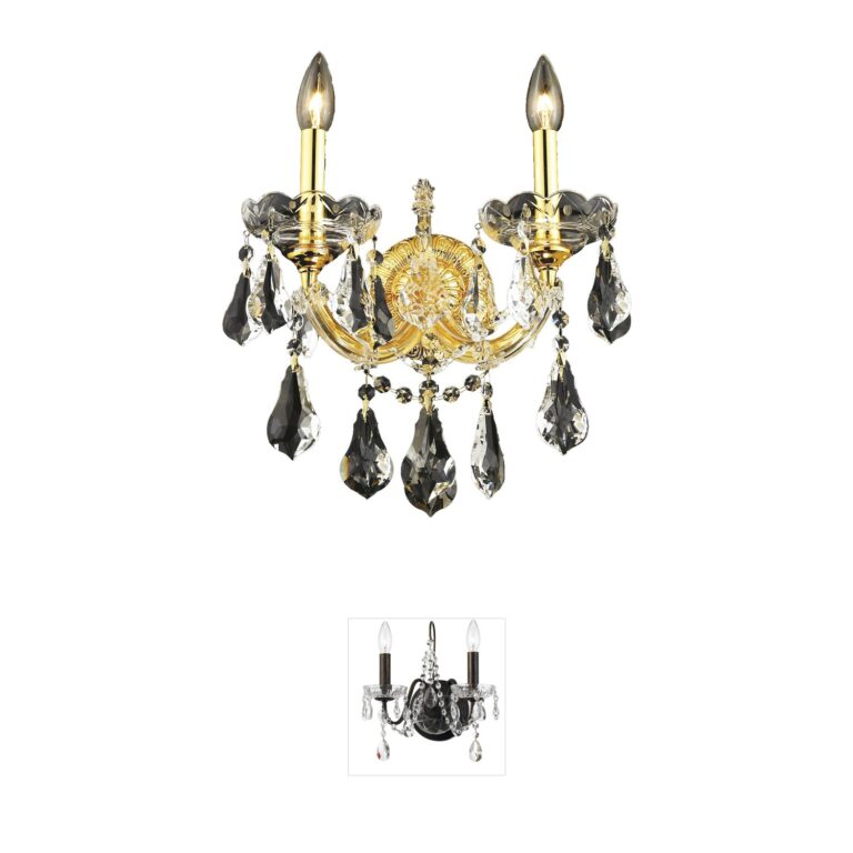 Elegant Lighting Maria Theresa Crystal Wall Sconce