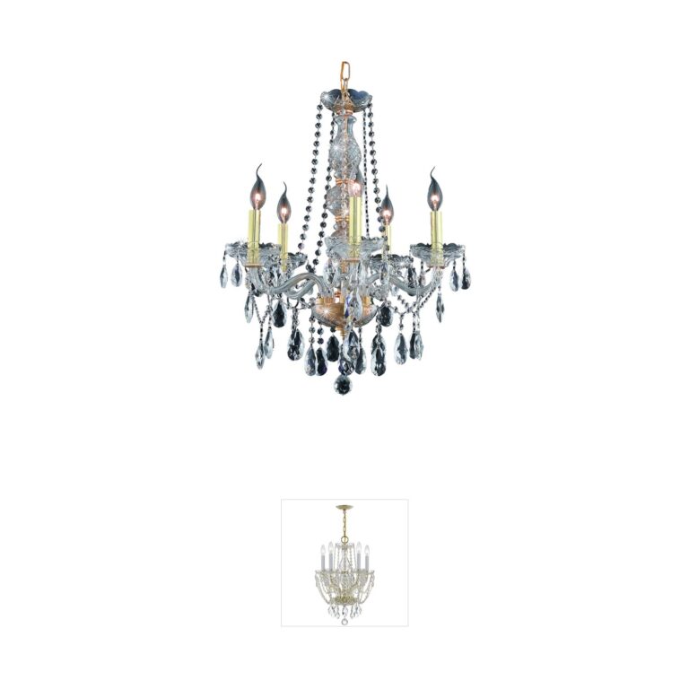 Elegant Lighting Verona Collection Crystal Mini Chandelier